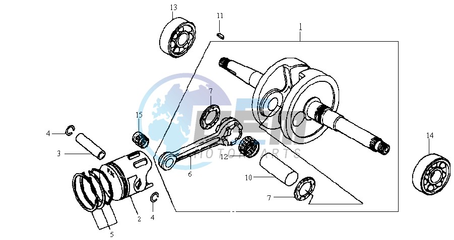 CRANKSHAFT / PISTON / PISTON RING