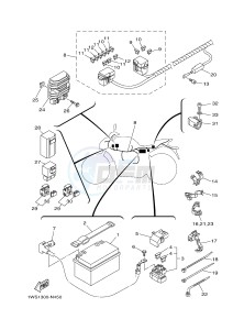 MT07 700 (1WS5) drawing ELECTRICAL 1