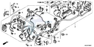 VFR1200FB drawing WIRE HARNESS