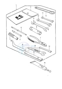 KE 250 B (B1-B3) drawing OWNER TOOLS