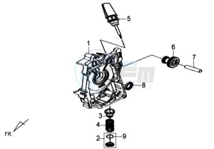 SYMPHONY SPORT 50 drawing CRANKCASE RIGHT / START MOTOR