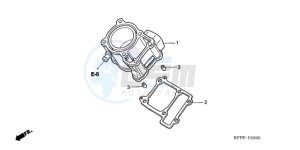 CBR125RW9 Europe Direct - (ED / WH) drawing CYLINDER