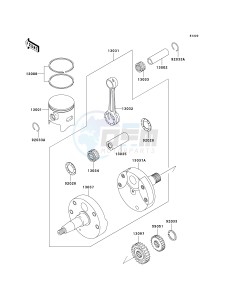 KX 250 M (M2) drawing CRANKSHAFT_PISTON-- S- -