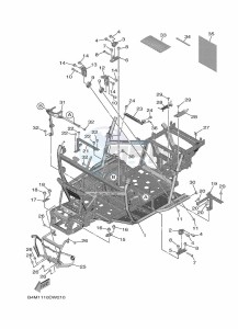 YXE1000EWS YX10EPSM (B4M2) drawing FRAME