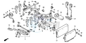 ST1100 drawing COWL STAY (ST1100AS)