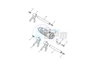 YZF R1 1000 drawing SHIFT CAM-FORK