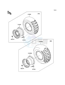 KLF300 KLF300B6F EU GB drawing Tires