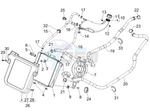 MP3 500 (USA) drawing Cooling system