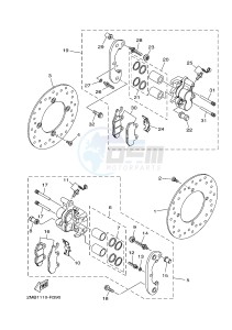 YXE700E YXE70WPAH WOLVERINE R-SPEC EPS (BW12) drawing REAR BRAKE CALIPER