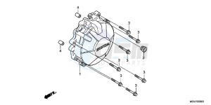 CBR600FC drawing GENERATOR COVER