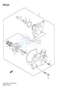 VZR1800 (E3) INTRUDER drawing WATER PUMP