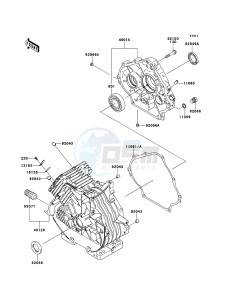 MULE_610_4X4 KAF400ABF EU drawing Crankcase