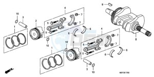 FJS400D9 Europe Direct - (ED) drawing CRANKSHAFT/PISTON