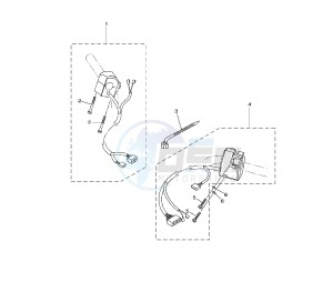 XTZ SUPER TENERE 1200 drawing HANDLE SWITCH