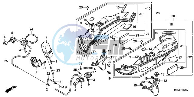 AIR INTAKE DUCT/SOLENOID VALVE