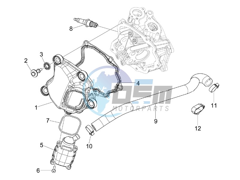 Cylinder head cover