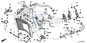 CBR600RAD CBR600RR ABS UK - (E) drawing RADIATOR