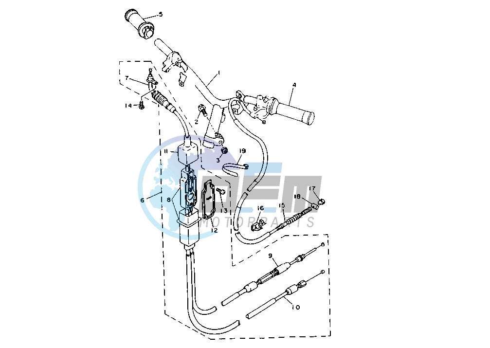 STEERING HANDLE -CABLE