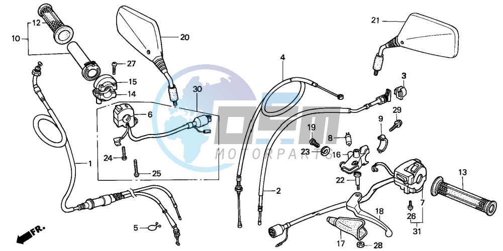 HANDLE LEVER/SWITCH/CABLE