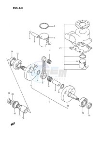 RM80 (E3) drawing CRANKSHAFT (MODEL L)