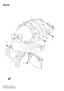 VZR1800 (E50) INTRUDER drawing REAR FENDER BRACE