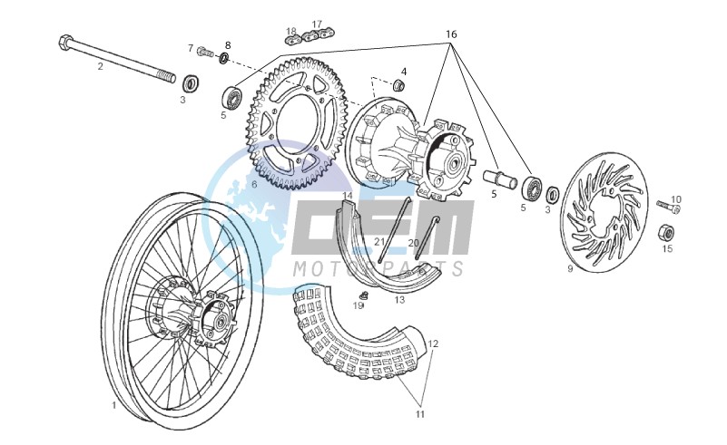 Rear wheel