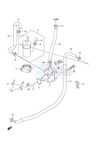 DF 25 V-Twin drawing Fuel Pump