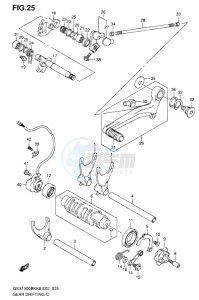 GSX1300B B-KING drawing GEAR SHIFTING