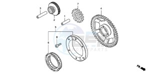 FJS400D SILVER WING drawing STARTING CLUTCH