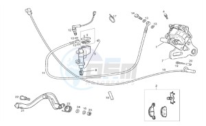 RCR_SMT Racing 50 drawing Rear brake system