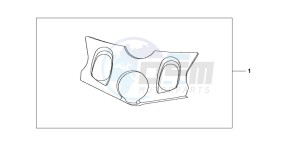 CBF1000T drawing TOP BRIDGE COVER