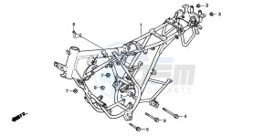 NSR50F drawing FRAME BODY