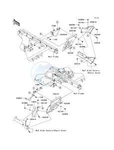 KAF 620 S [MULE 4010 TRANS4X4 HARDWOODS GREEN HD] (S9F-SAF) SAF drawing FLAP