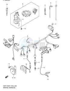 GSF1200 (E2) Bandit drawing WIRING HARNESS (GSF1200K1 K2)