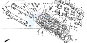 CBF600NA drawing CYLINDER HEAD