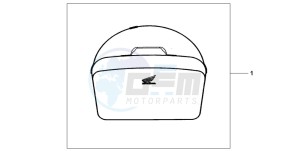 FJS400D SILVER WING drawing TOP BOX INNERBAG