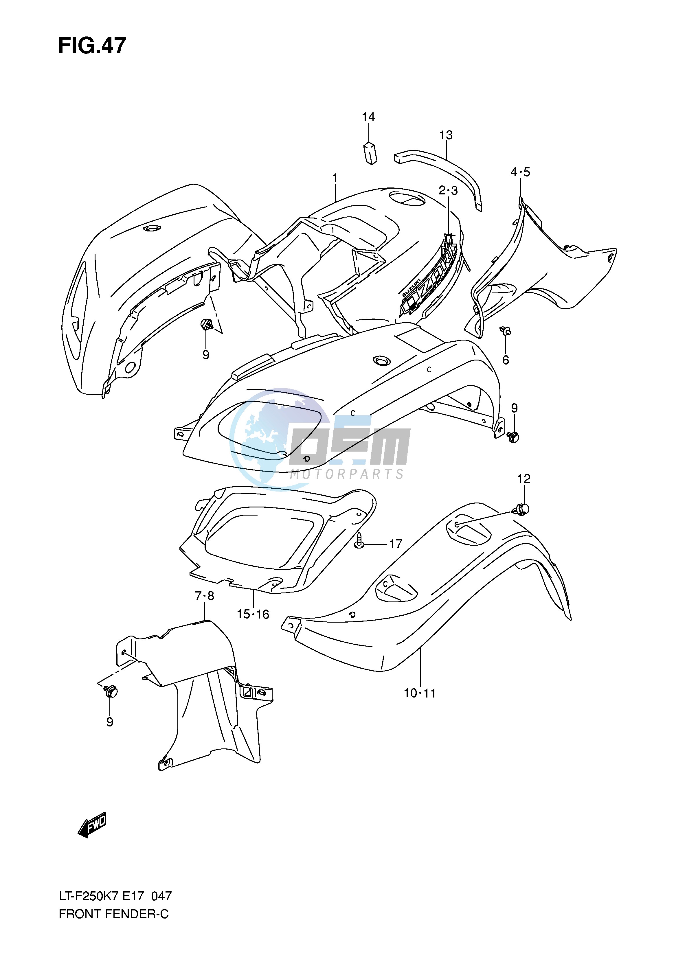 FRONT FENDER (E4)