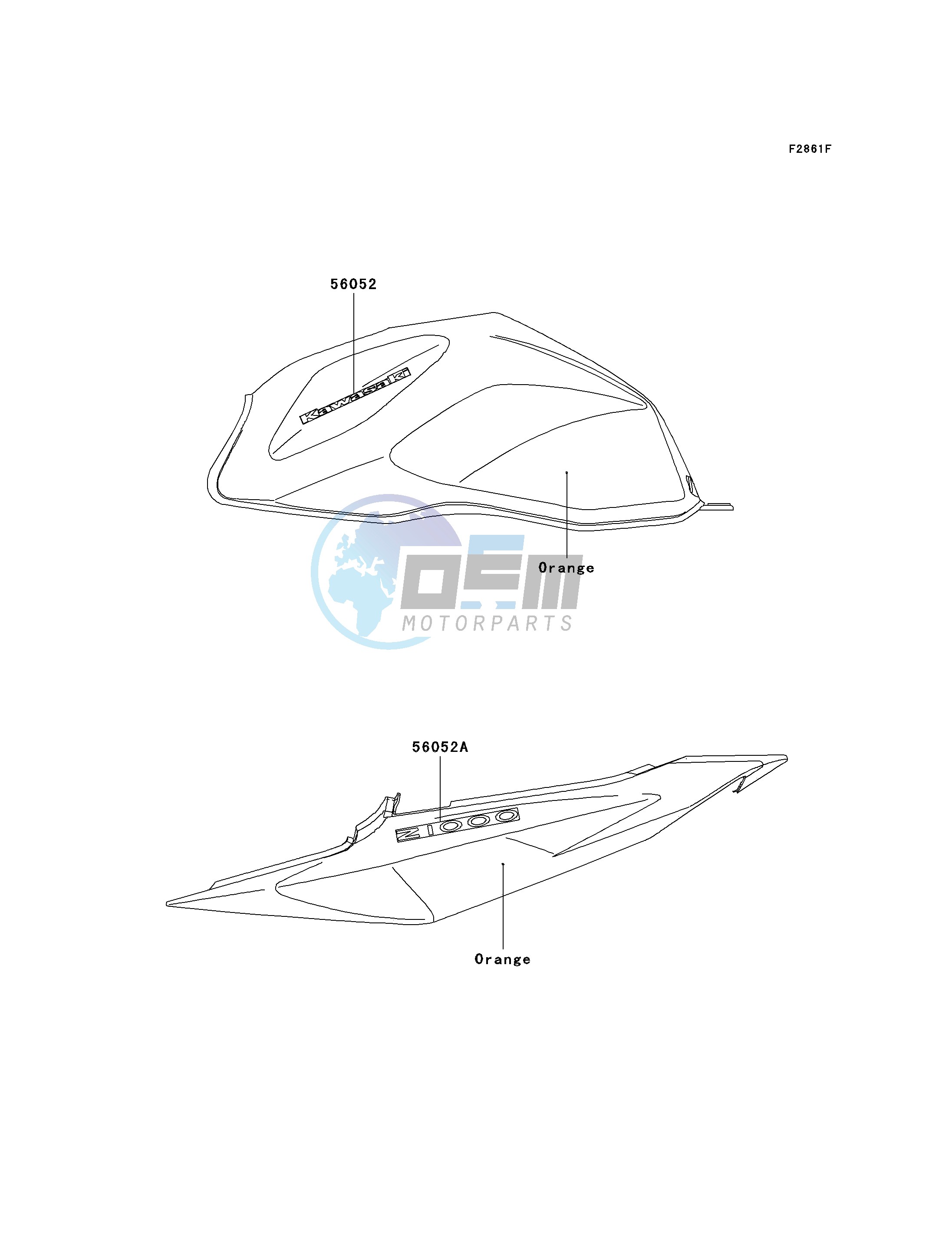 DECALS-- ORANGE- --- A2- --- CN- -