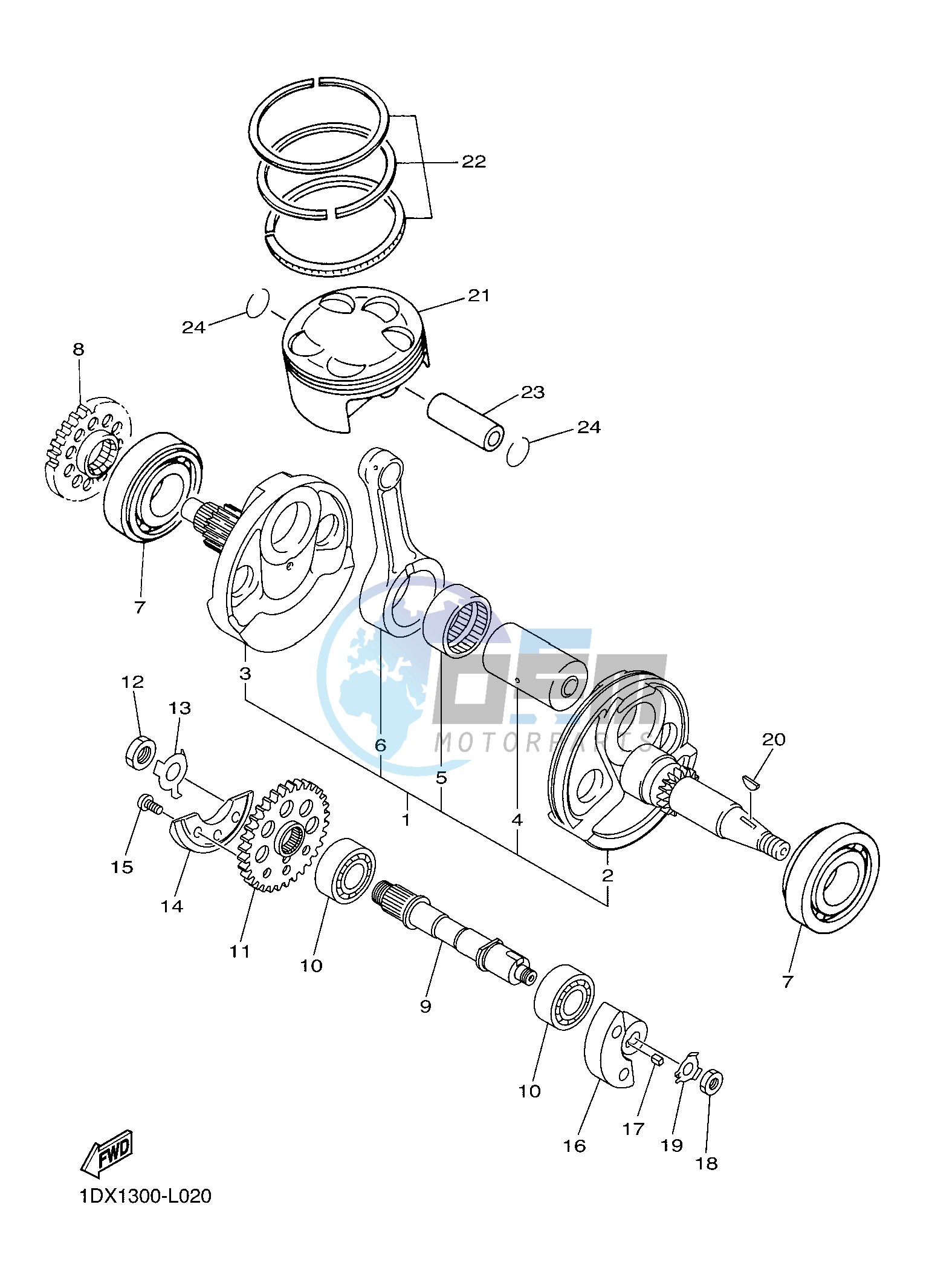 CRANKSHAFT & PISTON