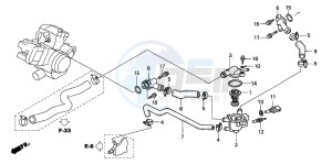 XL1000VA VARADERO drawing WATER PIPE