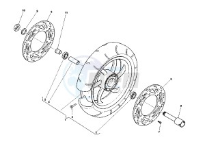 NAVIGATOR 1000 drawing FRONT WHEEL ALLOY