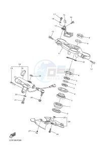 YZF-R1M 998 R5 (2KSF) drawing STEERING