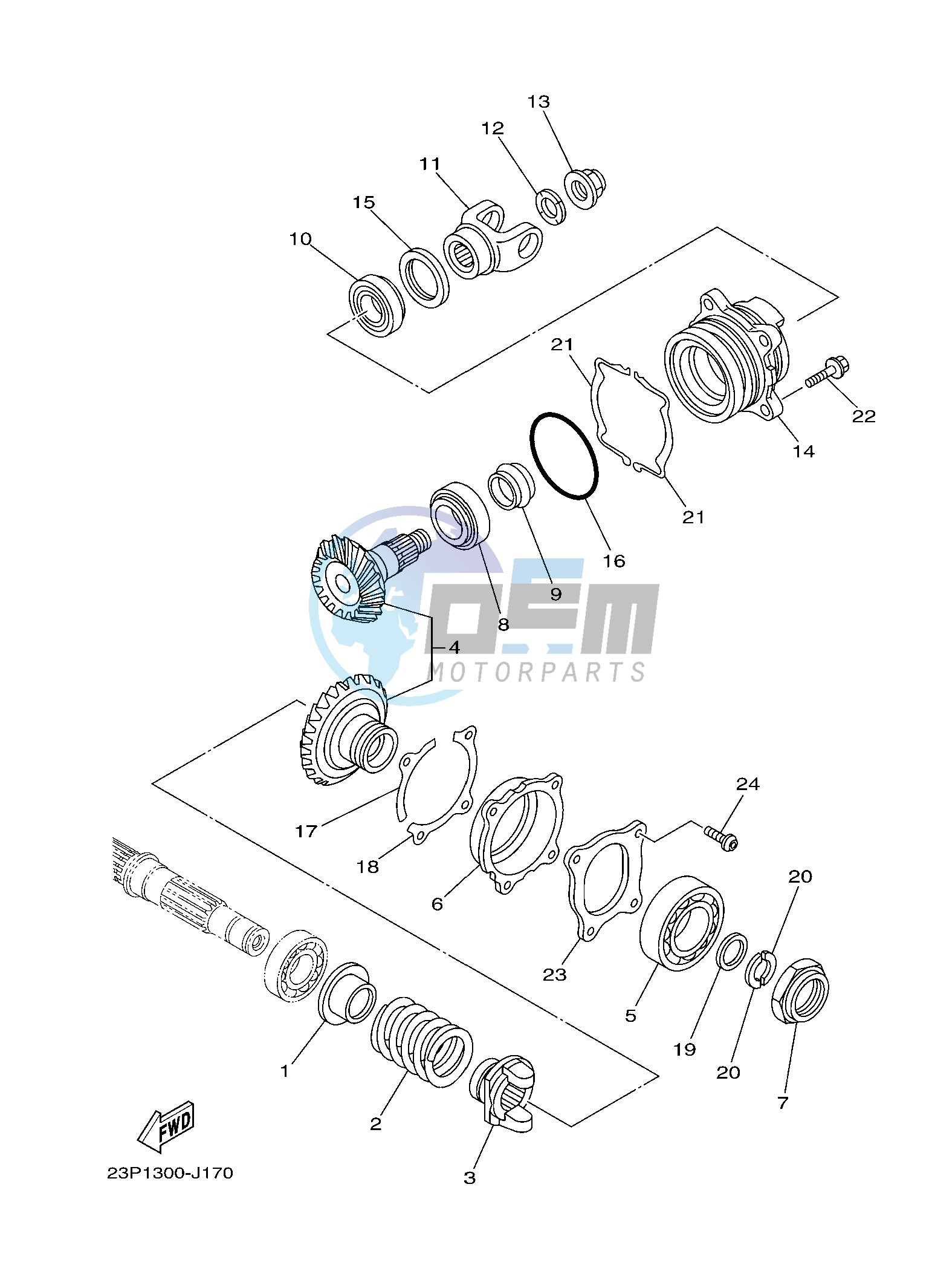 MIDDLE DRIVE GEAR