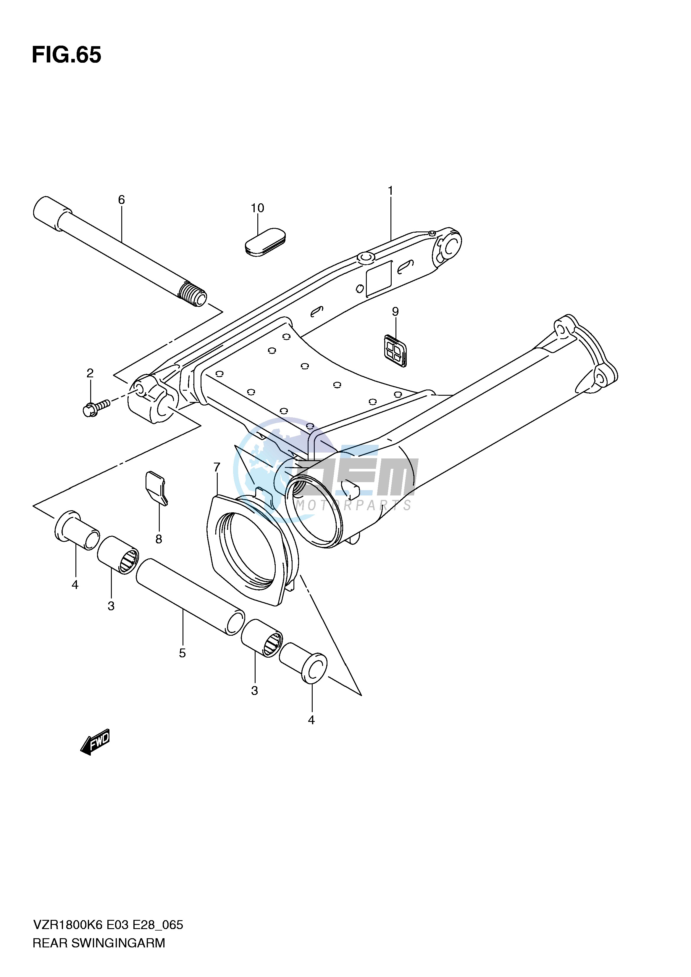 REAR SWINGING ARM