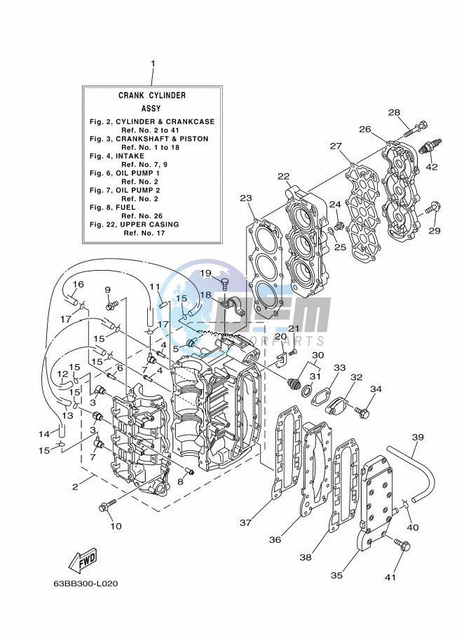 CYLINDER--CRANKCASE