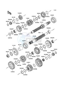 Z750R ZR750NCF UF (UK FA) XX (EU ME A(FRICA) drawing Transmission