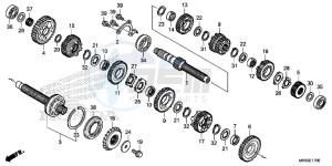 CBR1000RRF Fireblade - CBR1000RR 2ED - (2ED) drawing TRANSMISSION