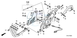 CBR1000RRA Europe Direct - (ED / HRC) drawing EXHAUST MUFFLER