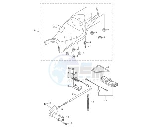 XJ6-NA ABS 600 drawing SEAT