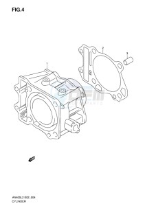 AN400 ABS BURGMAN EU drawing CYLINDER